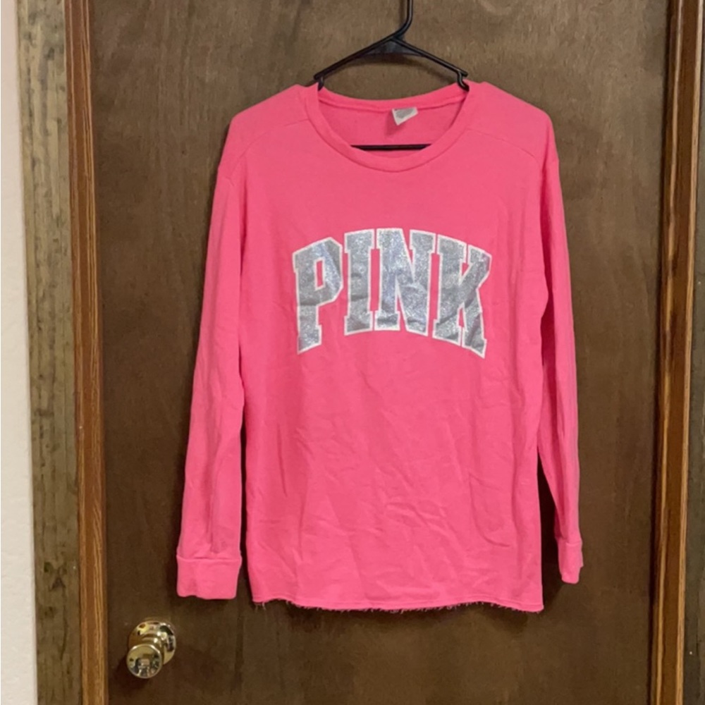 Victorias Secret Pink Bling Crewneck Sweatshirt‎ Extra Small